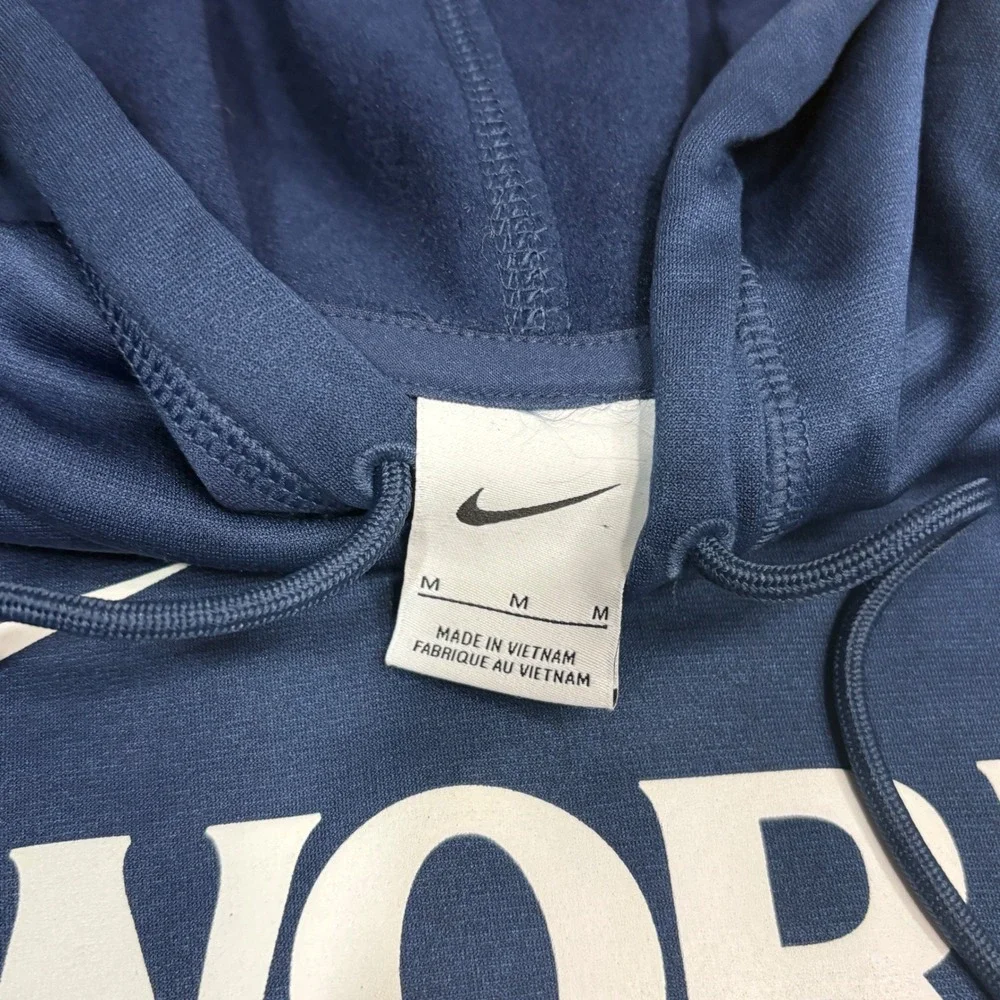 Nike New York Yankees 2024 World Series Hoodie Navy Blue Mens Medium MLB NEW
